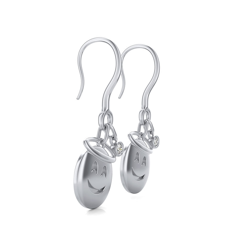 Emoji Angel Earrings