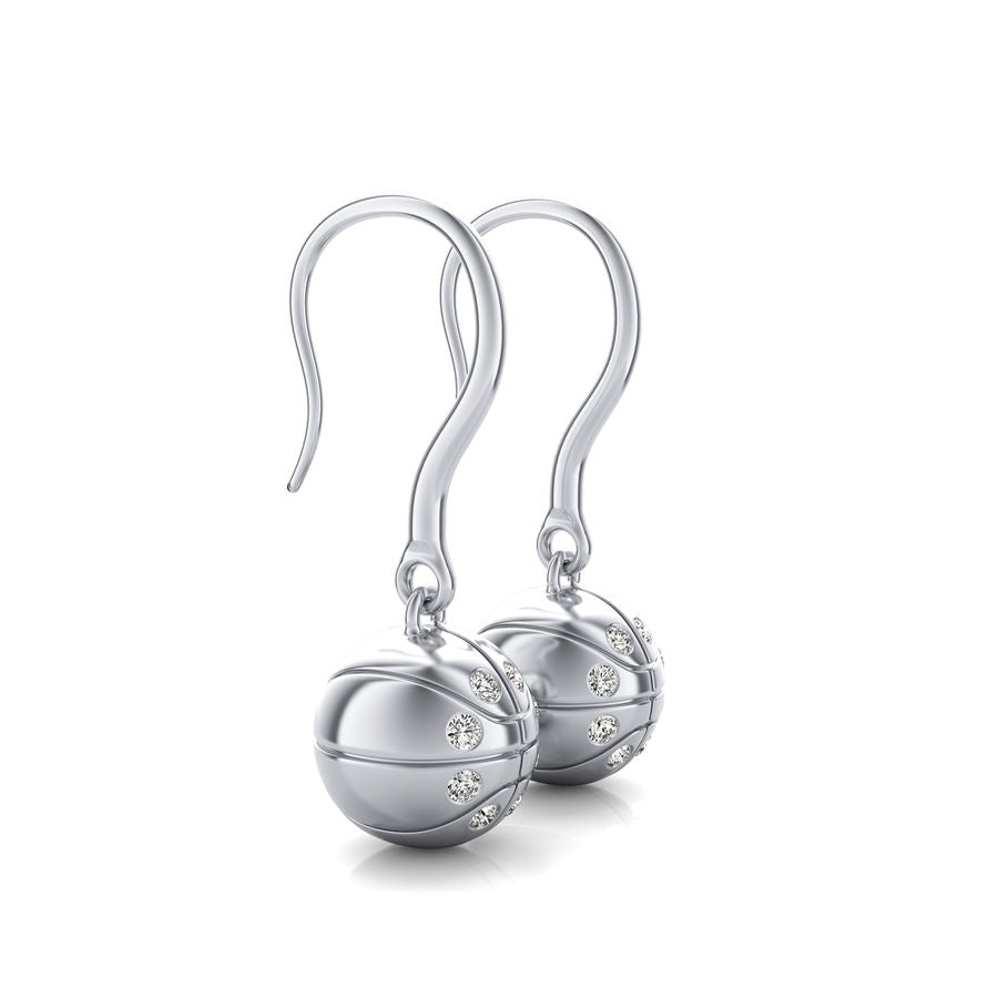 Basketball Earrings