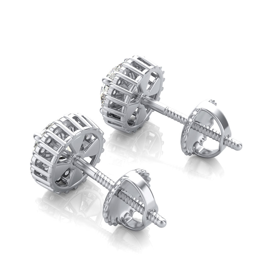 Halo Stud Earrings