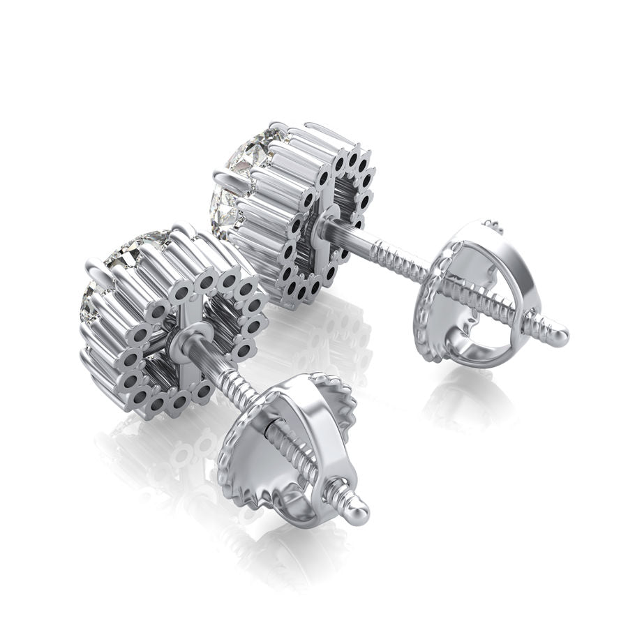 Halo Stud Earrings