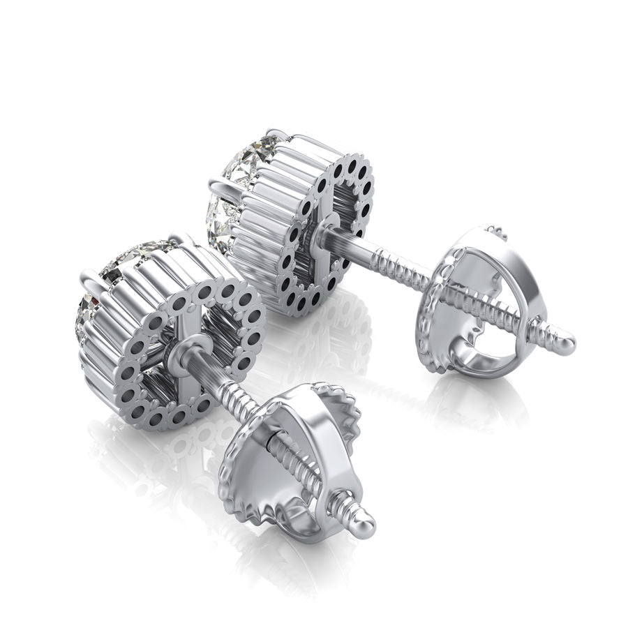 Halo Stud Earrings