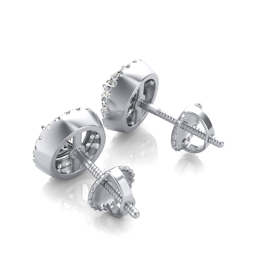 Halo Stud Earrings