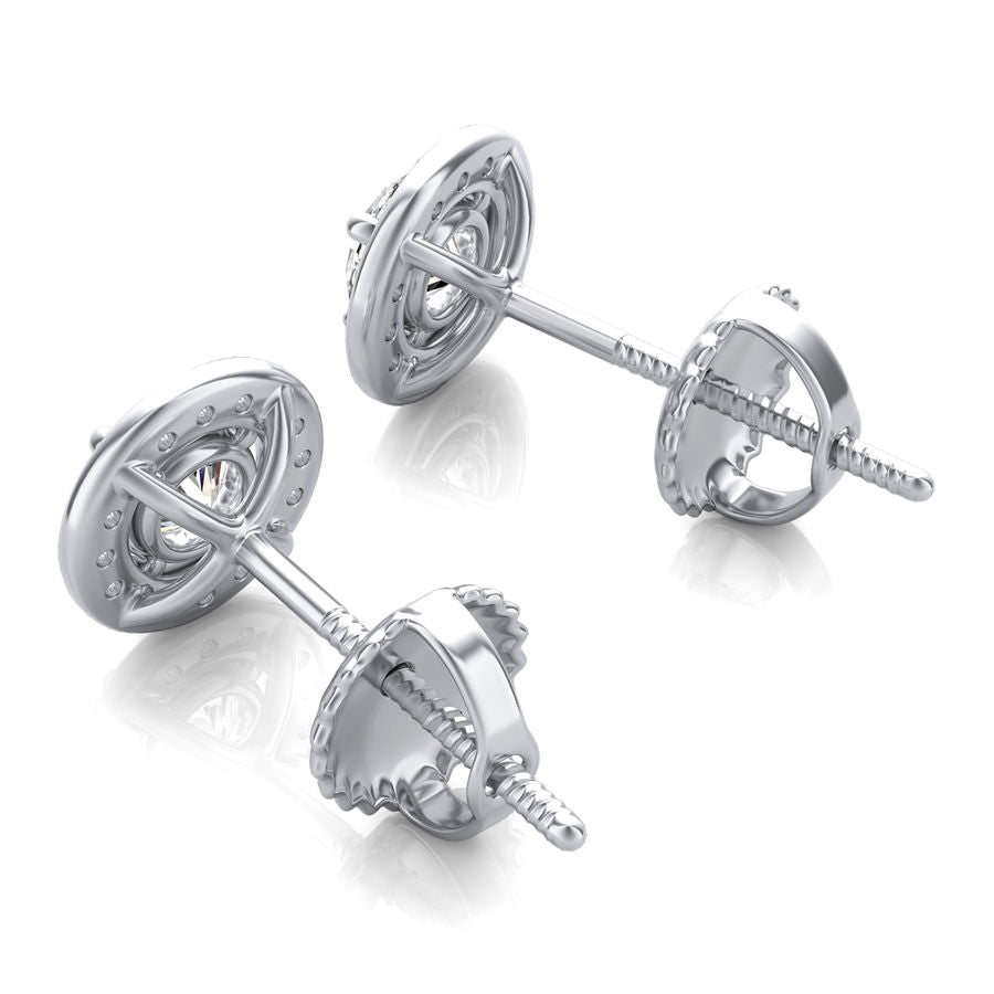 Halo Stud Earrings