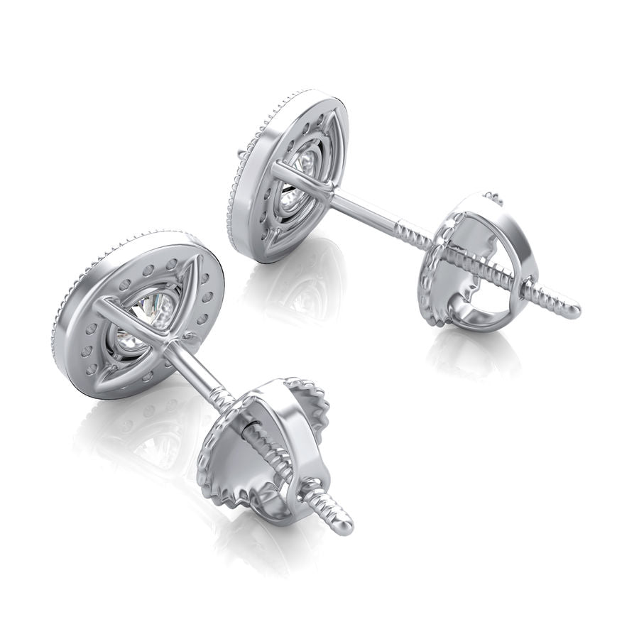 Halo Stud Earrings