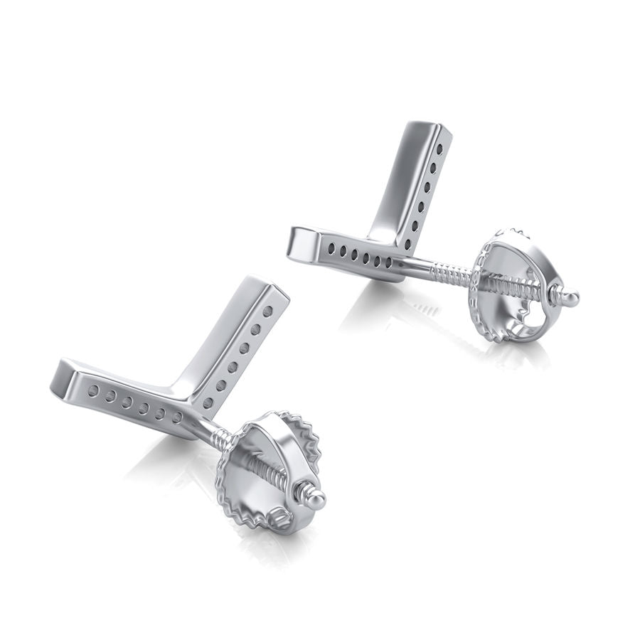 Chevron Stud Earrings