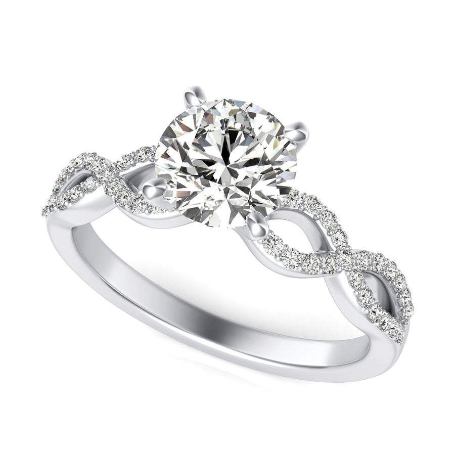 Twist Engagement Ring Designs