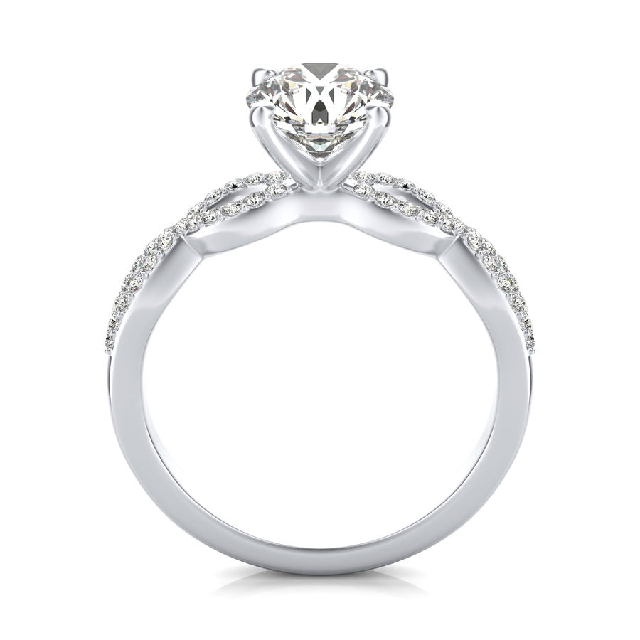 Twist Engagement Ring