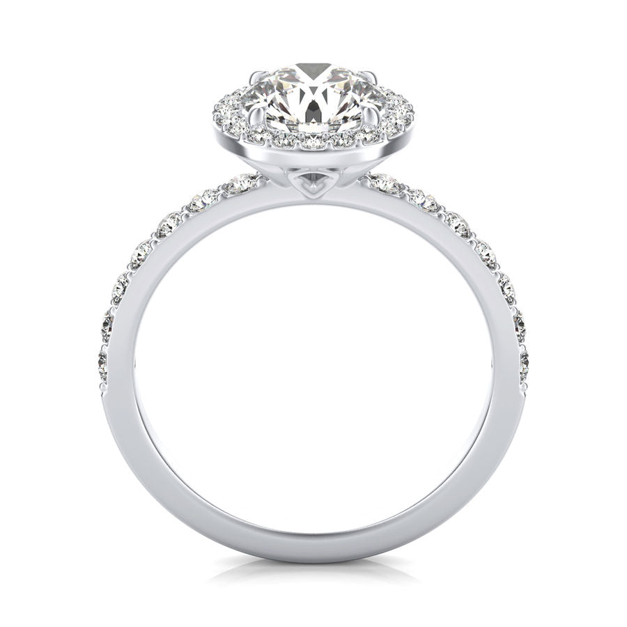 Halo Engagement Ring