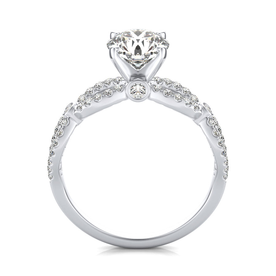 Twist Engagement Ring