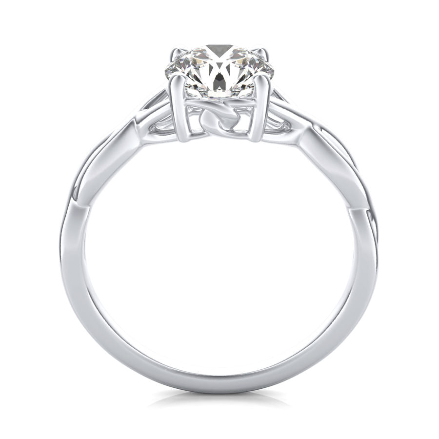 Twist Engagement Ring