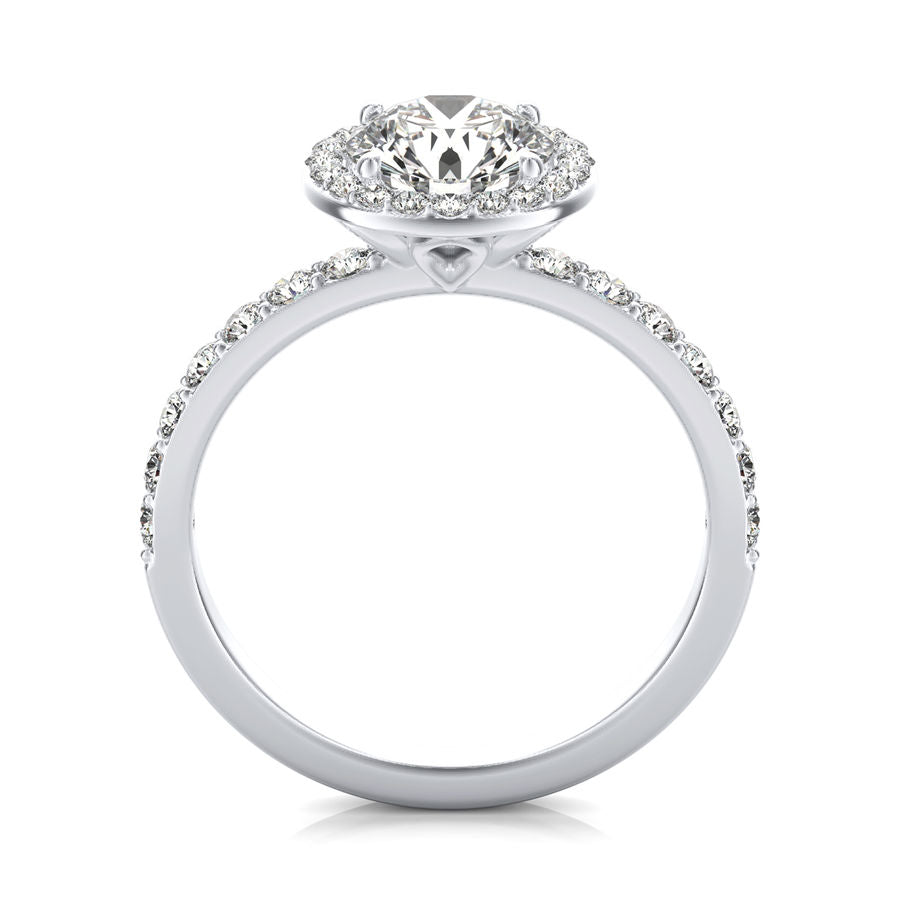 Halo Engagement Ring