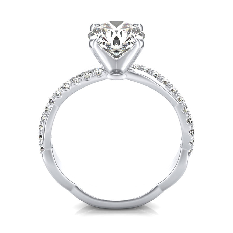 Twist Engagement Ring