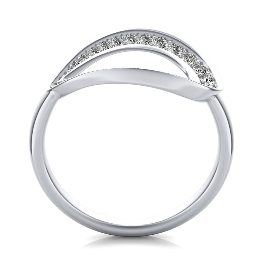 Oval Tear Drop Fashion Ring