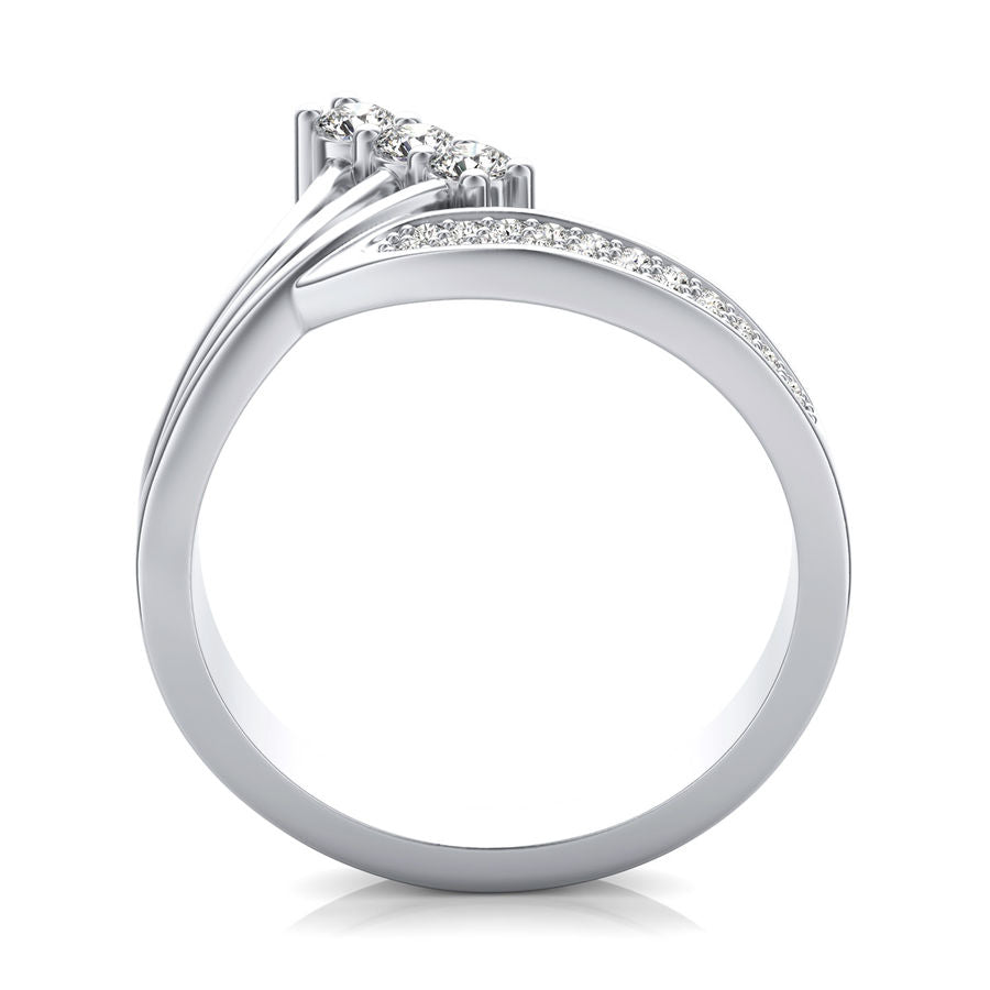 Pave Tree of Life Ring