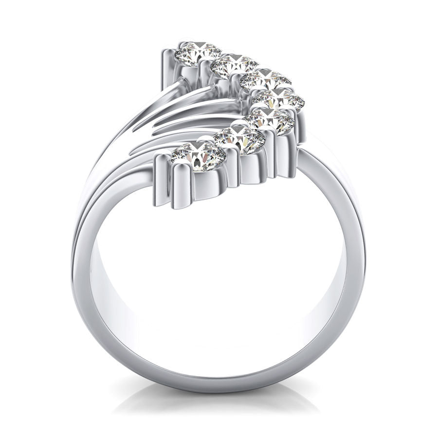 7 Stone Tree Fashion Ring