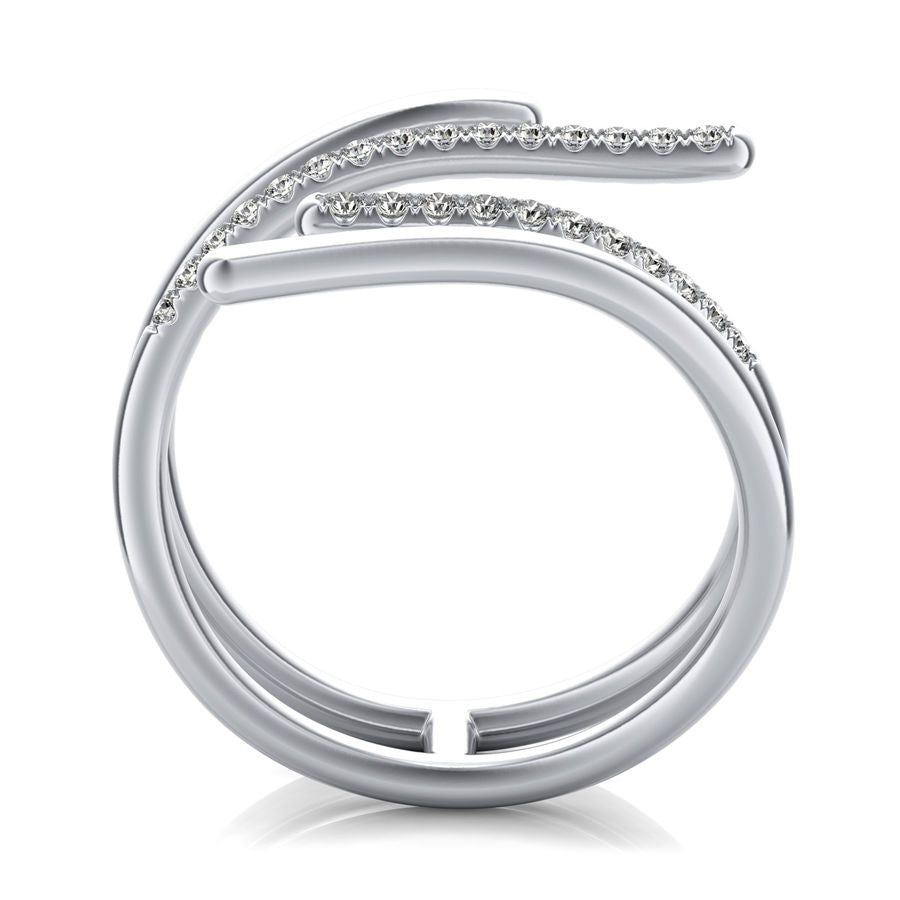 Double Bar Open Fashion Ring