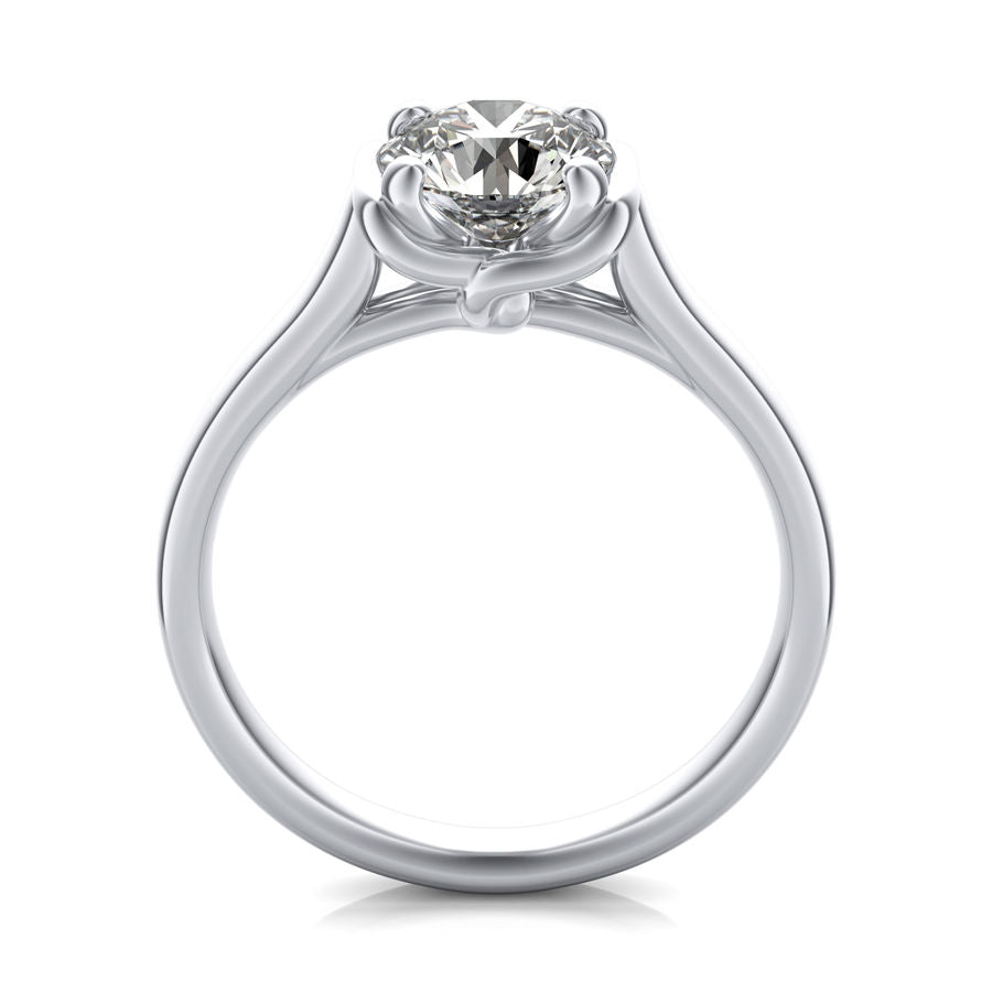 Cathedral Solitaire Engagement Ring