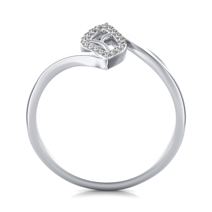 Large Leaf Cocktail Ring