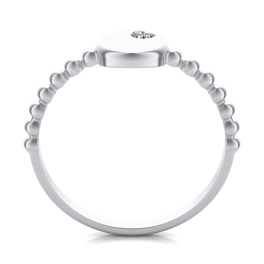 Bezel Dot Fashion Ring