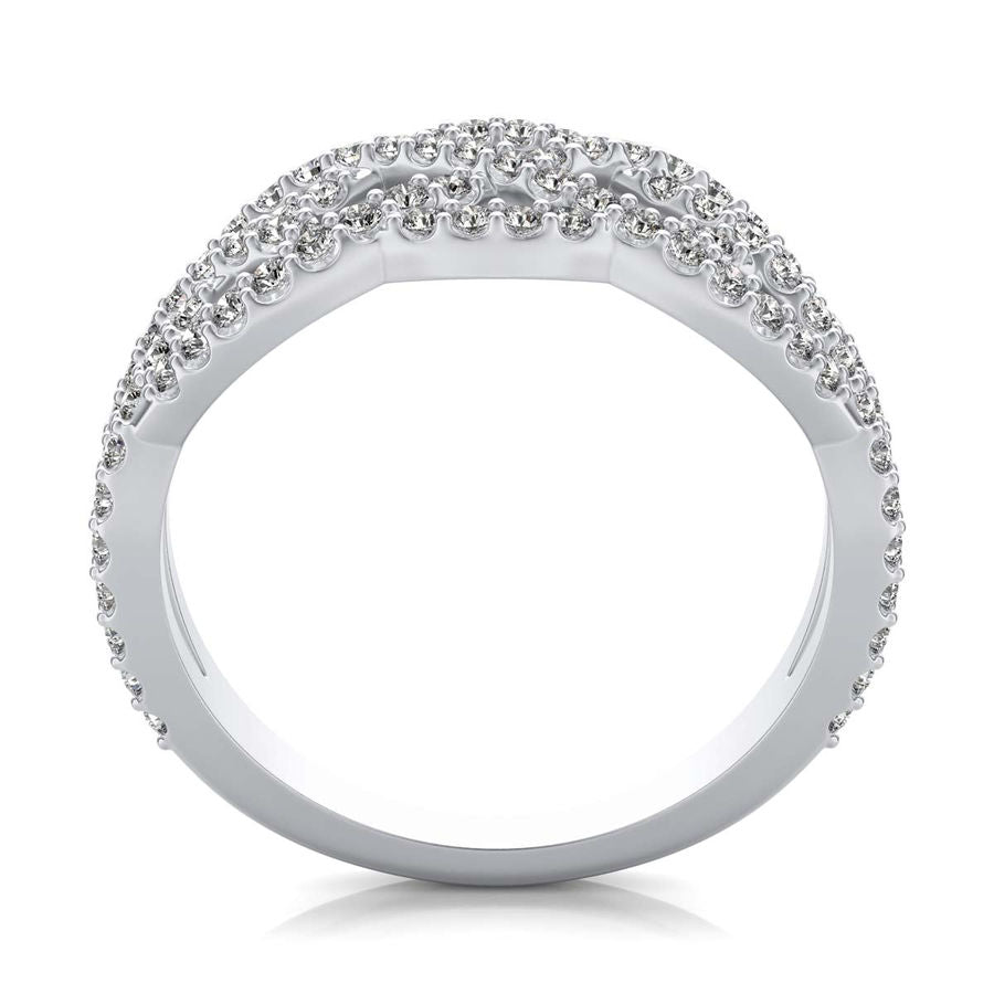 Quad Twist Cocktail Ring