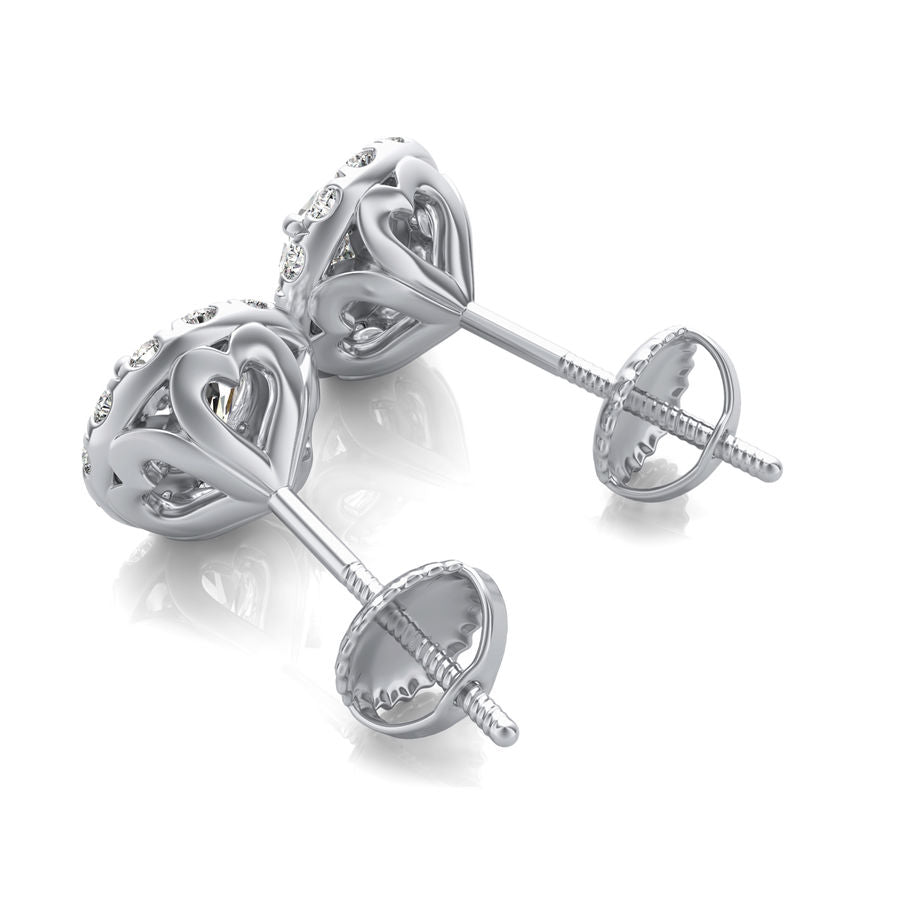 Halo Stud Earrings