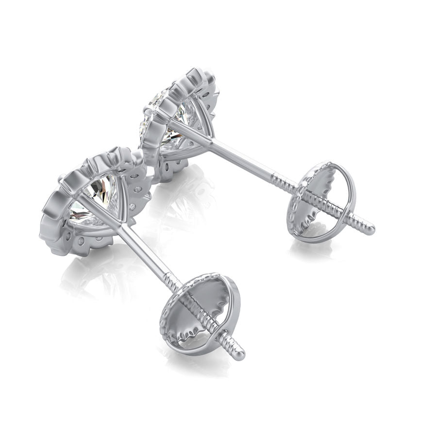 Halo Stud Earrings