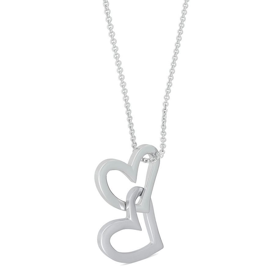 Two Heart Charm Pendant