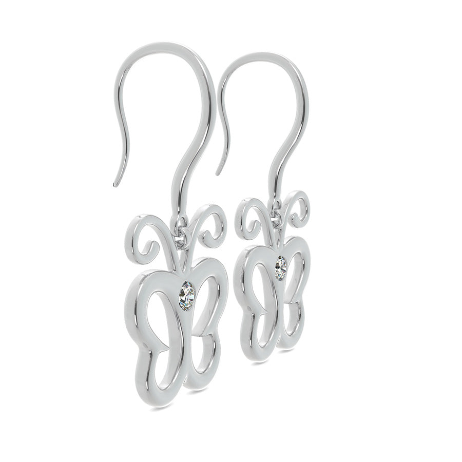 Butterfly Charm Earrings