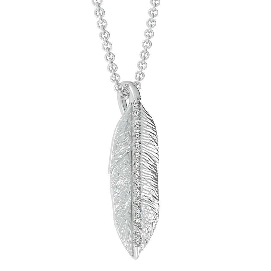 Feather Charm Pendant