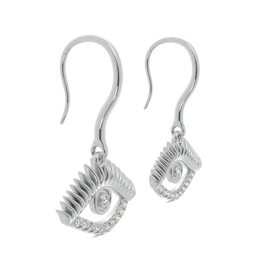 Eyelash Charm Earrings