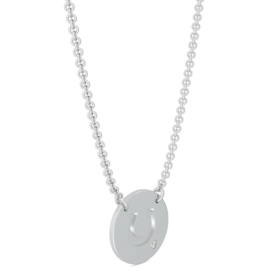 Horseshoe Coin Pendant