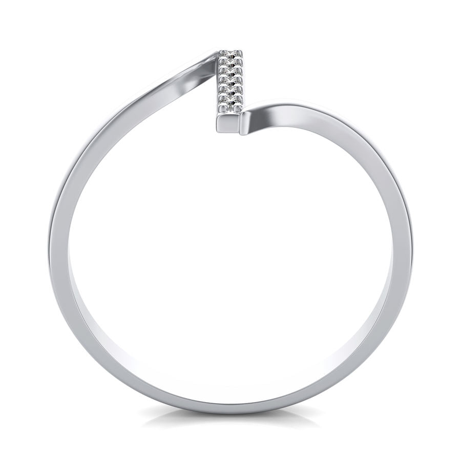 Bar of Diamond Fashion Ring