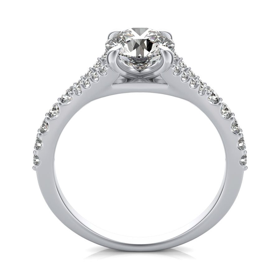 Split Shank Engagement Ring