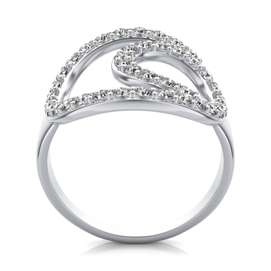 Large Circles Cocktail Ring