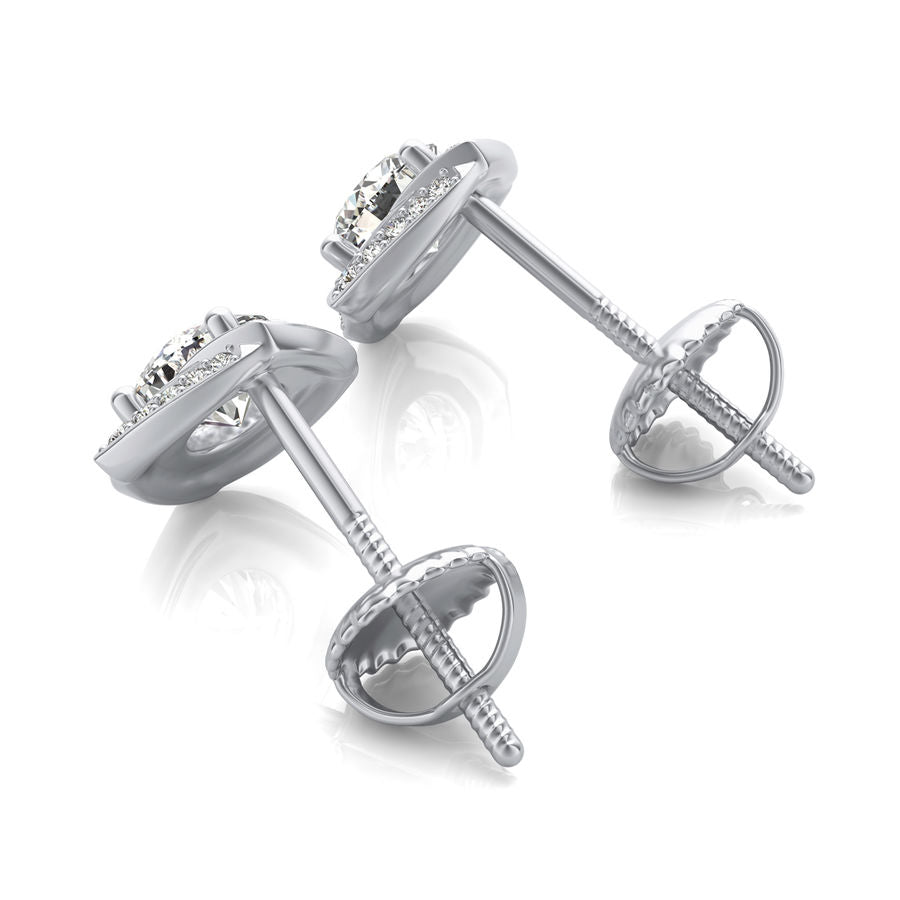 Halo Stud Earrings