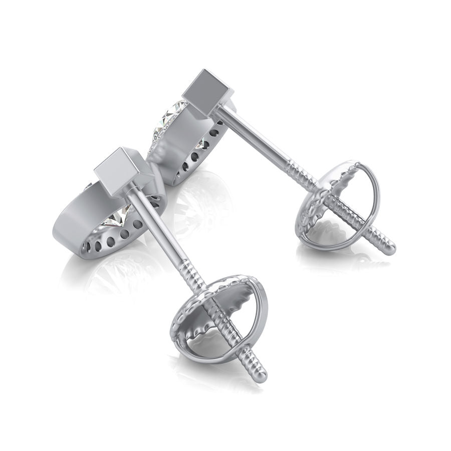 Halo Stud Earrings