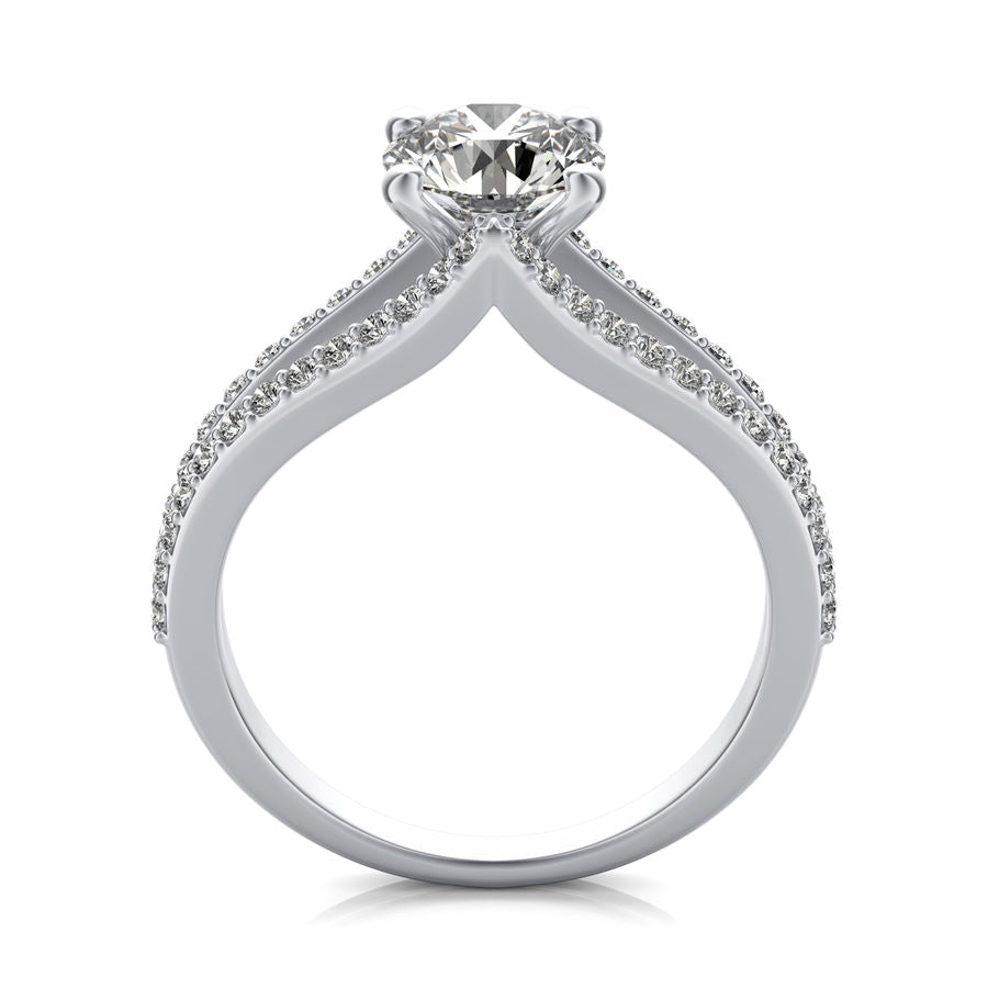Split Shank Engagement Ring
