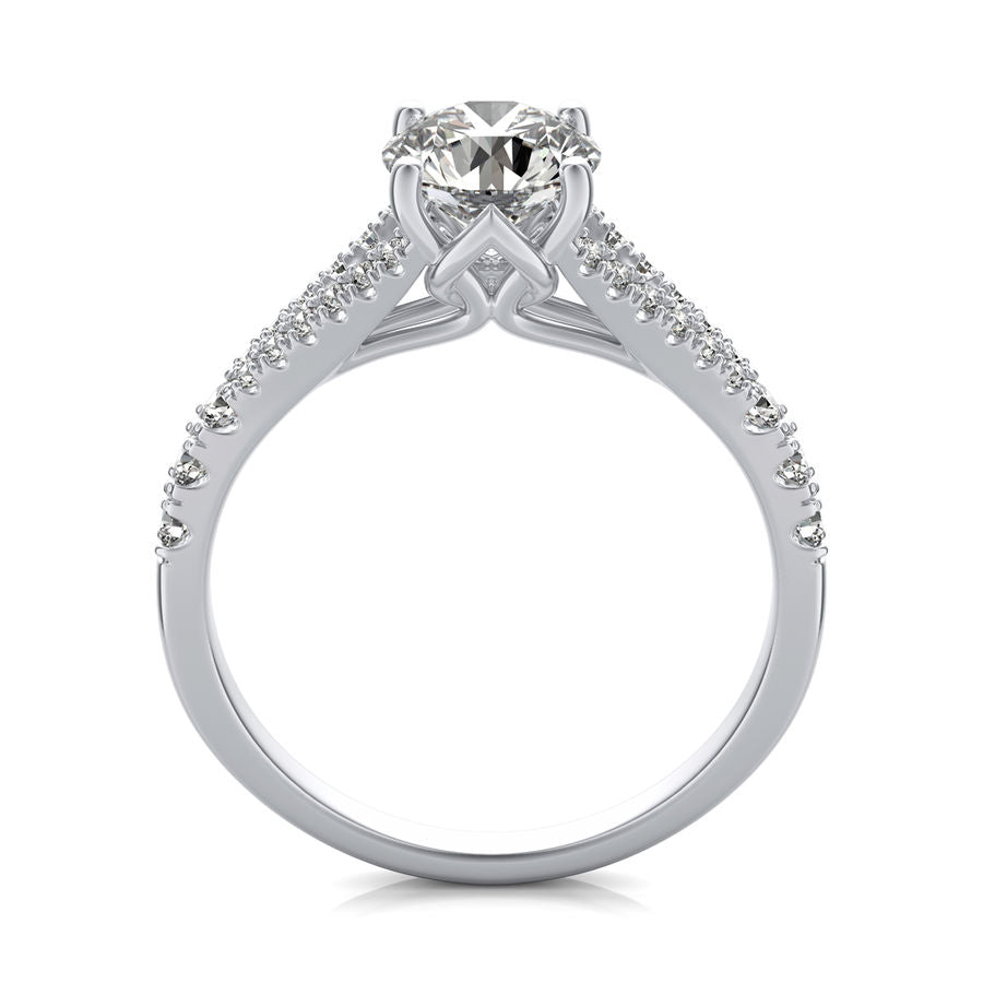 Split Shank Engagement Ring