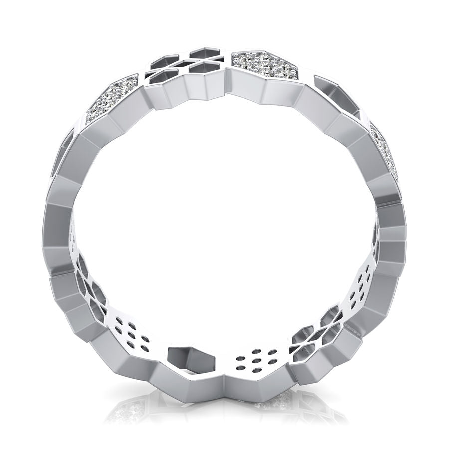 Honeycomb Eternity Band
