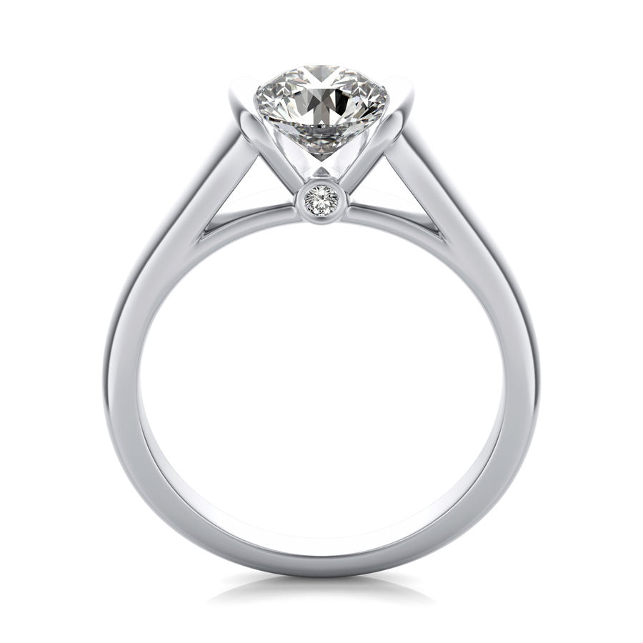 Cathedral Solitaire Engagement Ring