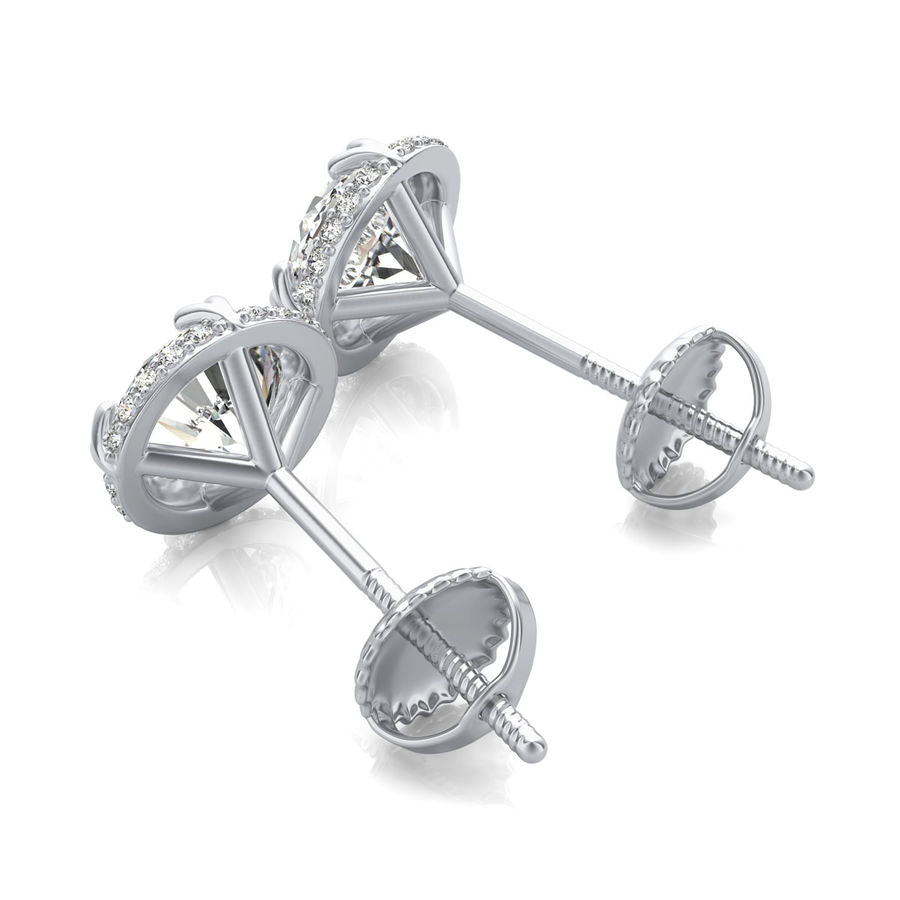 Halo Stud Earrings