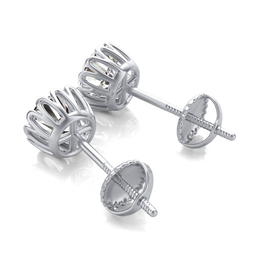 Basket Stud Earrings
