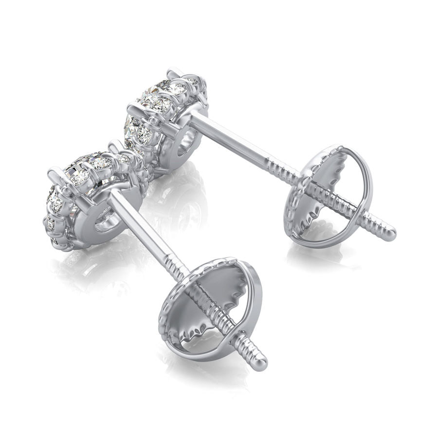 Halo Stud Earrings