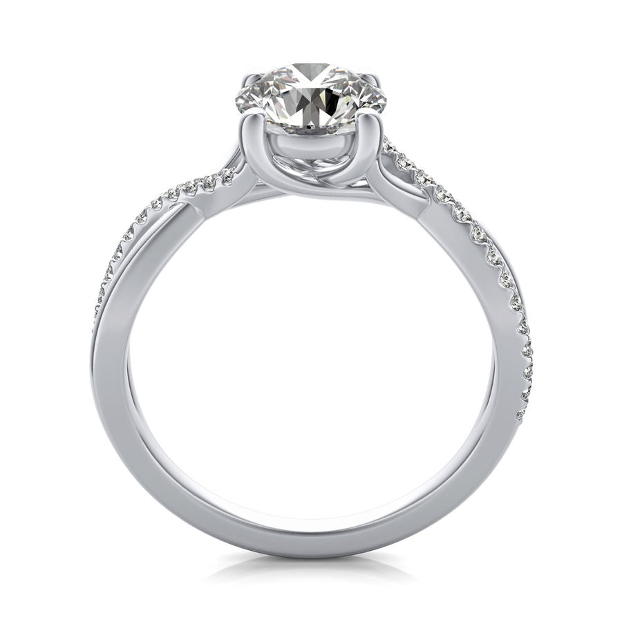 Twist Engagement Ring
