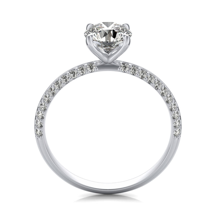 Knife Edge Engagement Ring