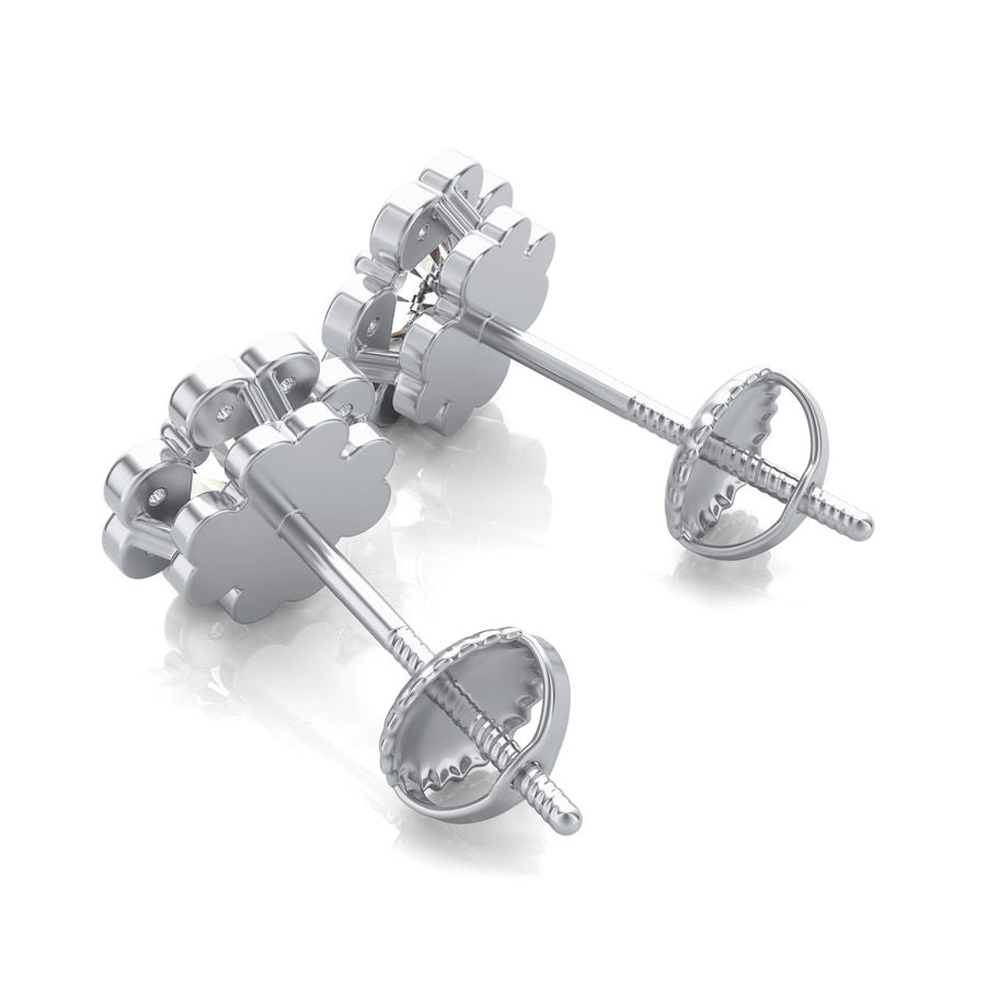 Flower Halo Earrings