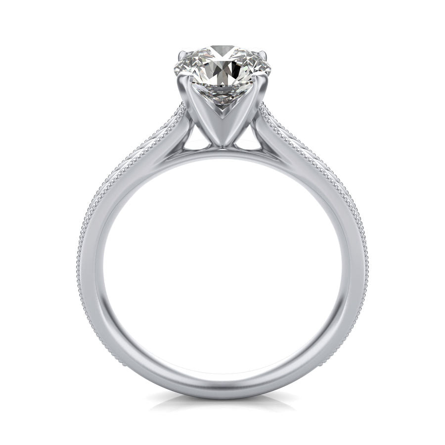 Victoria Cathedral Solitaire Engagement Ring