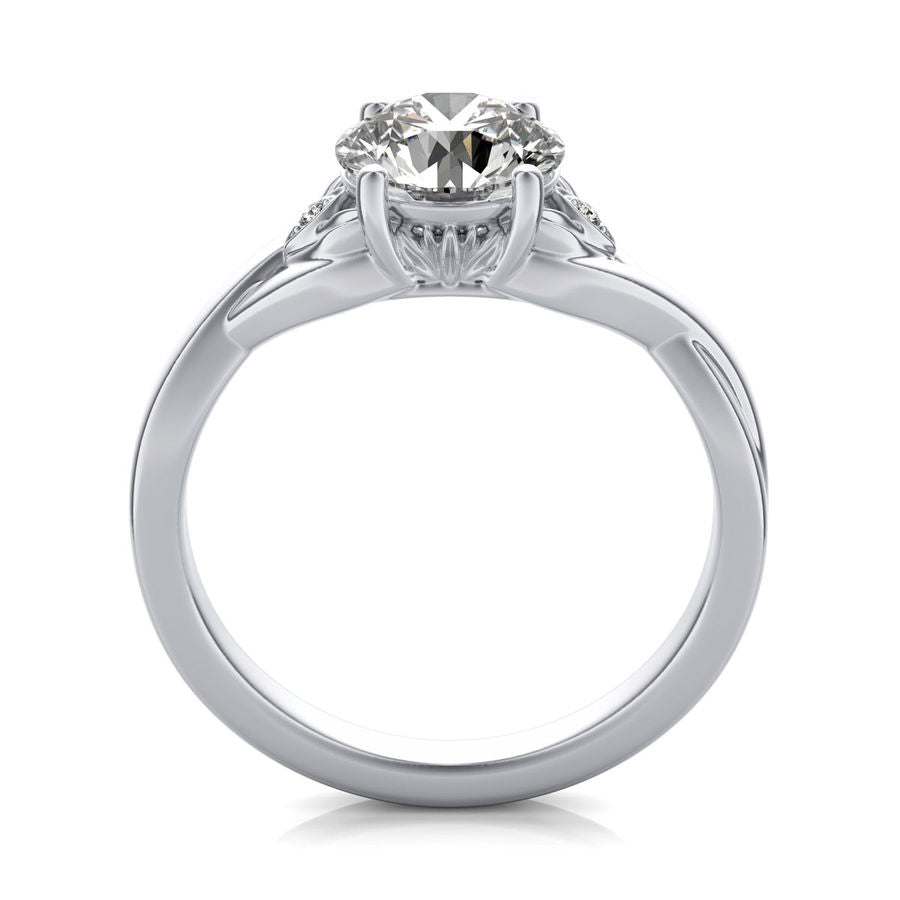 Twist Engagement Ring