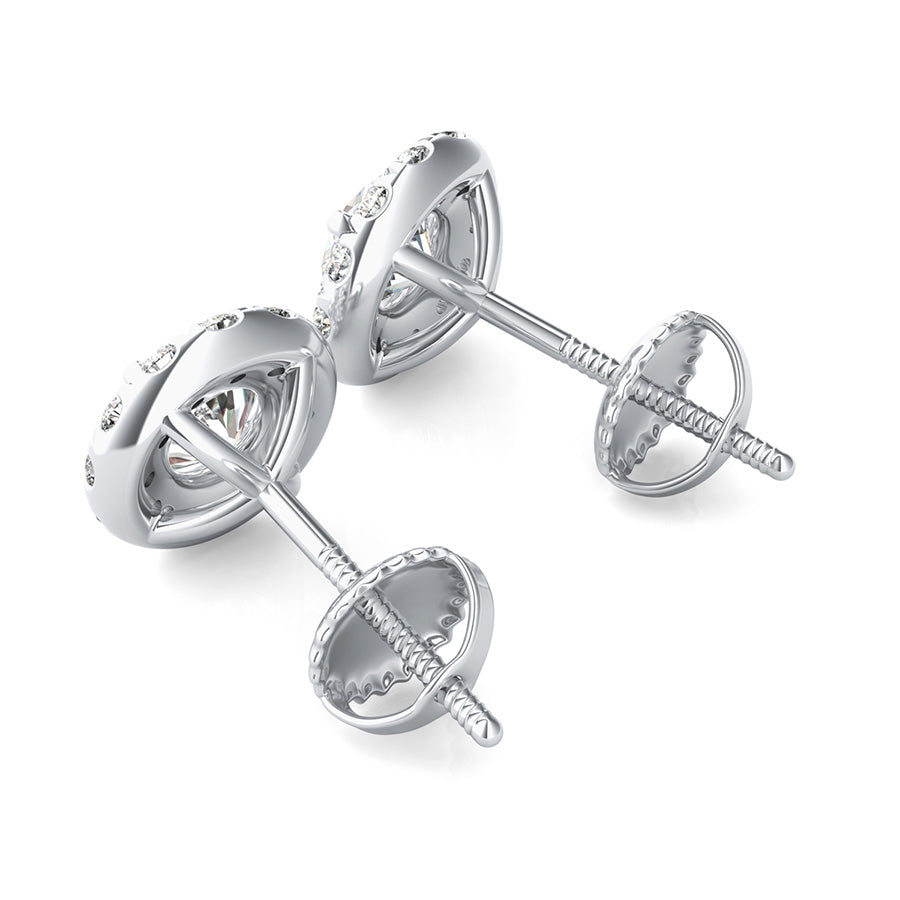 Classic Halo Earrings