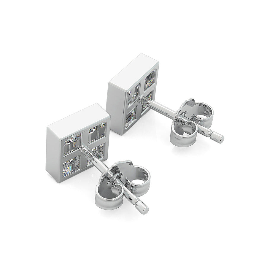 0.75 Ct. T.W. Cluster Stud Earrings